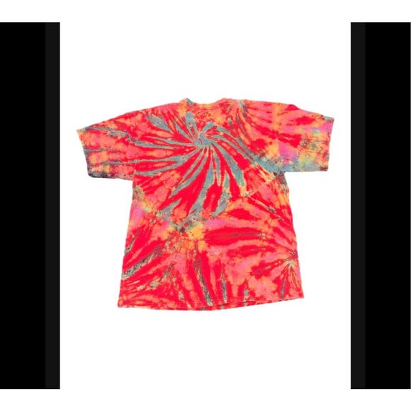 Vintage Nike Property of Ohio State Center Swoosh Tie-Dye Tee - Picture 2 of 3